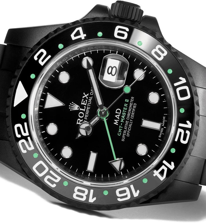 Rolex Black Submarine Automatic Black Strap Men's Watch For Man Local Time Ring Rlx-Blk Black Dial Gift Watch RLX-BLK-99