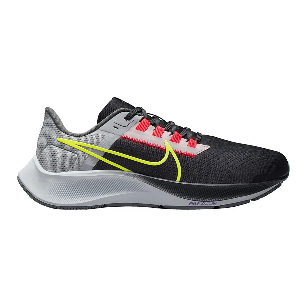 Nike Air Zoom Pegasus 37 FlyEase Men's Running Black Metallic Silver White Shoes For Man And Boys CW7356-002