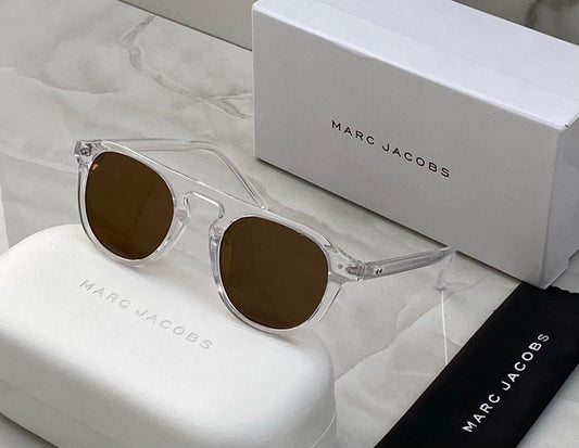 Marc Jacobs Latest Design Heavy Material Black Lenses And Transparent Frame Fancy Look Sunglass For Men's MJ-115