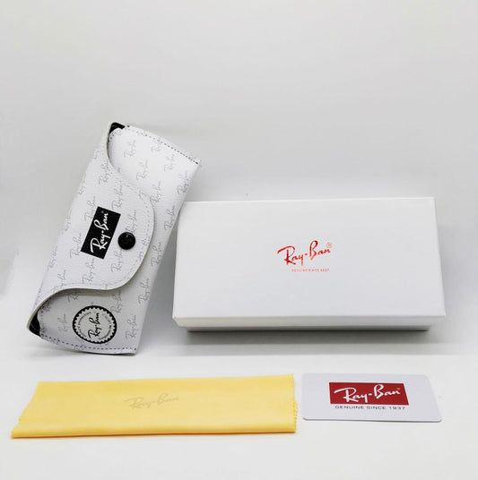 Ray Ban Branded Original Sunglass Case With Brand Cover & Dust Cover And Hard Box For All Type of Sunglass RB-WHT-BOX