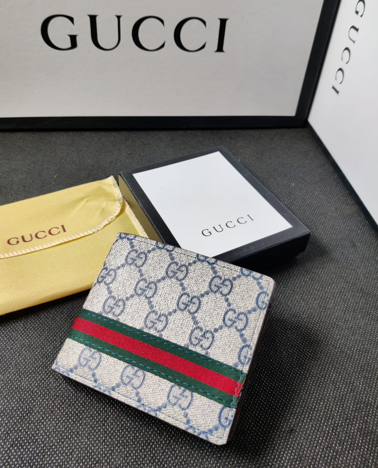 GC Leather Heavy Quality Wallet With GC Strap For Man GU-701 ...
