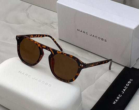 Marc Jacobs Latest Design Heavy Material Brown Lenses With Fancy Design Frame Sunglass For Men's MJ-119