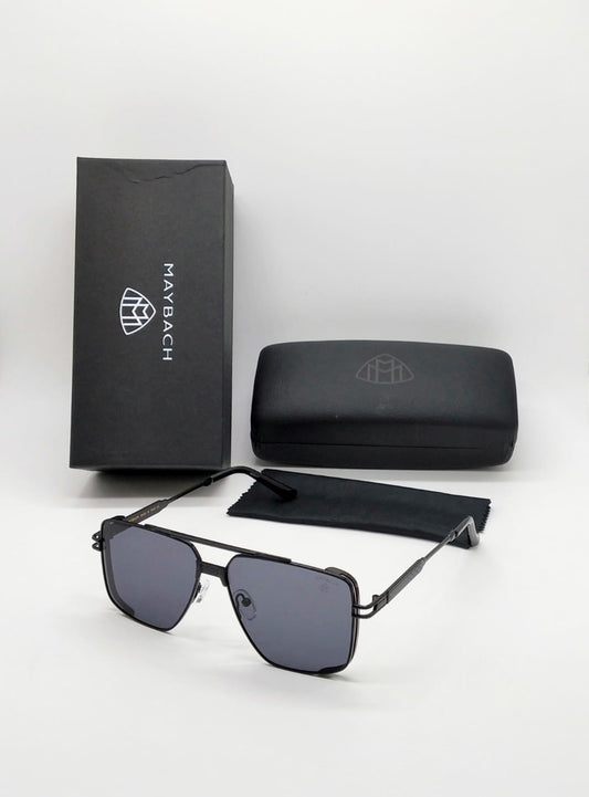 Maybach Heavy Quality New stylish full black square frame sunglasses for men's MB-1004