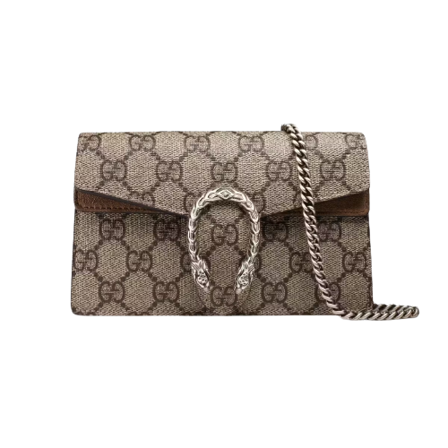 Gucci Padlock Mini Bag Supreme Shoulder Bag Best Quality And Lovely Brown GG Supreme Dionysus Bag For Women's Or Girls GC-4369 Best Leather Cross body Shoulder Bag