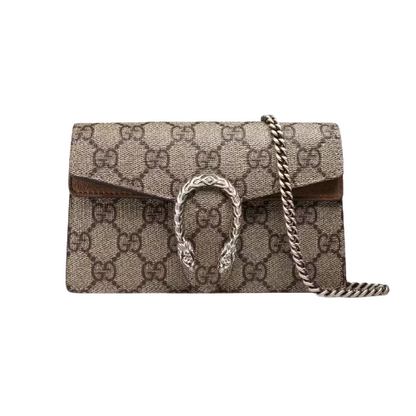 Gucci Padlock Mini Bag Supreme Shoulder Bag Best Quality And Lovely Brown GG Supreme Dionysus Bag For Women's Or Girls GC-4369 Best Leather Cross body Shoulder Bag