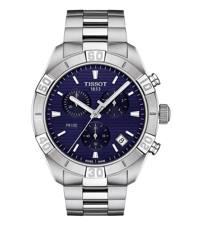 Tissot 1853 Chronograph Blue Dial New Stylish Branded Men's Watch For Man jacket T1016171104100