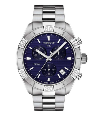 Tissot 1853 Chronograph Blue Dial New Stylish Branded Men's Watch For Man jacket T1016171104100