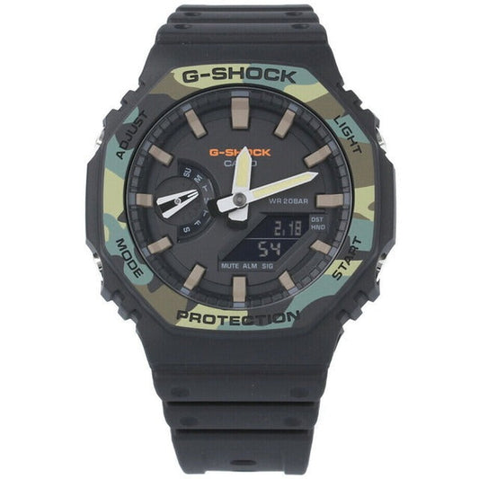 G-shock Fluorescent Lumi Nova Luminescence Kashioak Customized Custom Male Carbon Core GuardDigital Analog Sports Watch-GA-2100SU-1ADR