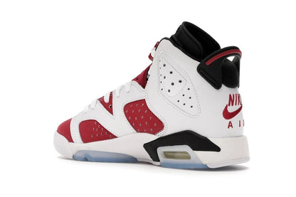 Nike Air Jordan 6 Retro White Black Carmine Shoes For Men And Boys 384665-106