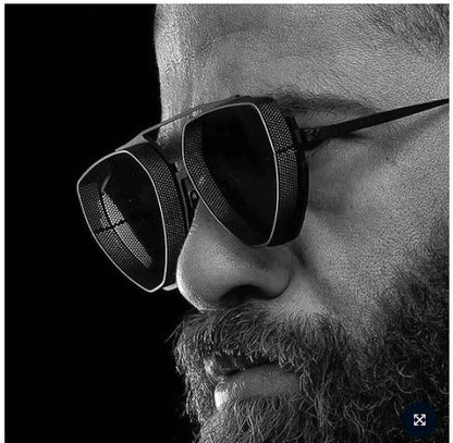 Marc Jacobs Unique Style Hollow Classic Vintage Square Metal Frame Designer Retro Brand Outdoor Driving Sunglasses For Men And Women High Quality Sunglass For Men's And Women's-MJ-UV-402