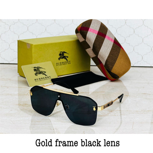 Burberry Black Color Lens With Black Color Frame Sunglass For Men's Women's For Man Woman Or Girl BB-9201 Sunglass