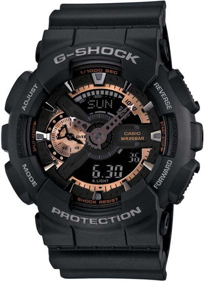 Casio G-Shock Analog-Digital Rose Gold Dial Men's Watch For Man Sports Gshock-G397 ( Ga-100rg-1adr )
