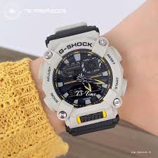 Casio G-Shock Hidden Coast Analog Digital Mineral Glass Watch GA-900HC-5A White Resin Band Men Sports Watch