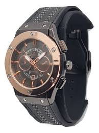 Hublot HL-01862 Chronograph Men's Watch For Man Black Cricket Special Edition Big Bang Fusion Black Ceramic Casing with Rose Gold Bezel