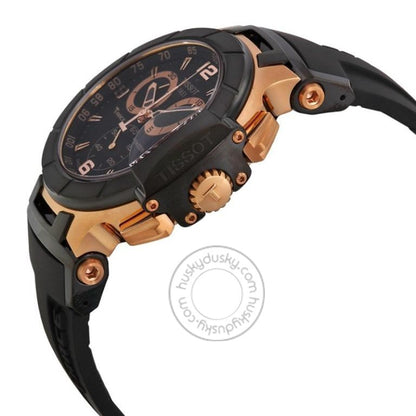 Tissot 1853 Chronograph Black Silicon T0484172705706 Men's Watch for Man Multi Color Dial Date Gift Watch TS-0484