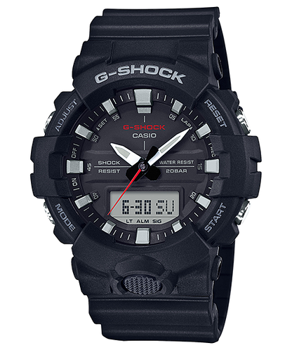 Casio G-Shock Analog Digital Black Belt Men's Watch For Man GA-800-1AER Multi Color Dial Day And Date Gift Watch