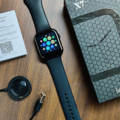 Smart Watch X7 Black Color With Exercise Monitoring